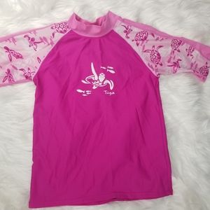 Tuga rash guard swimsuit top